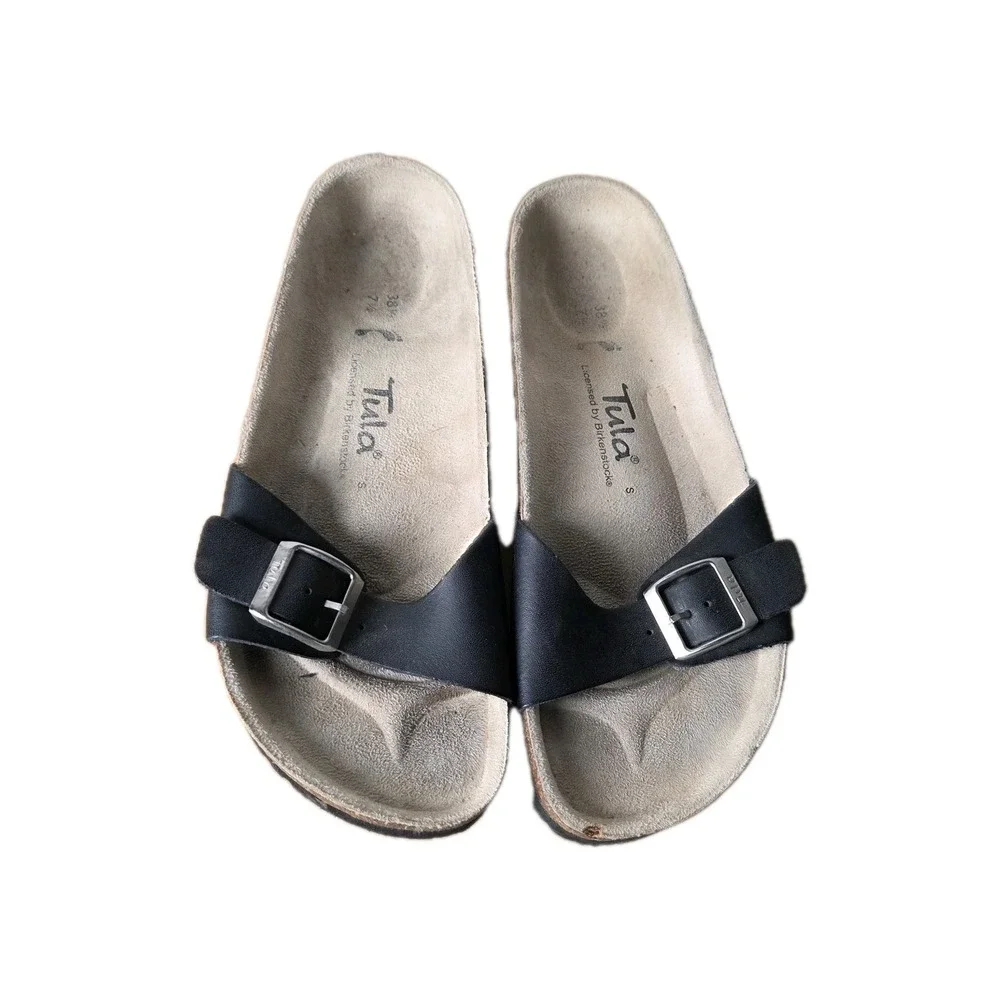 Birkenstocks Tula‎ Black Strap Womens 7.5 38.5